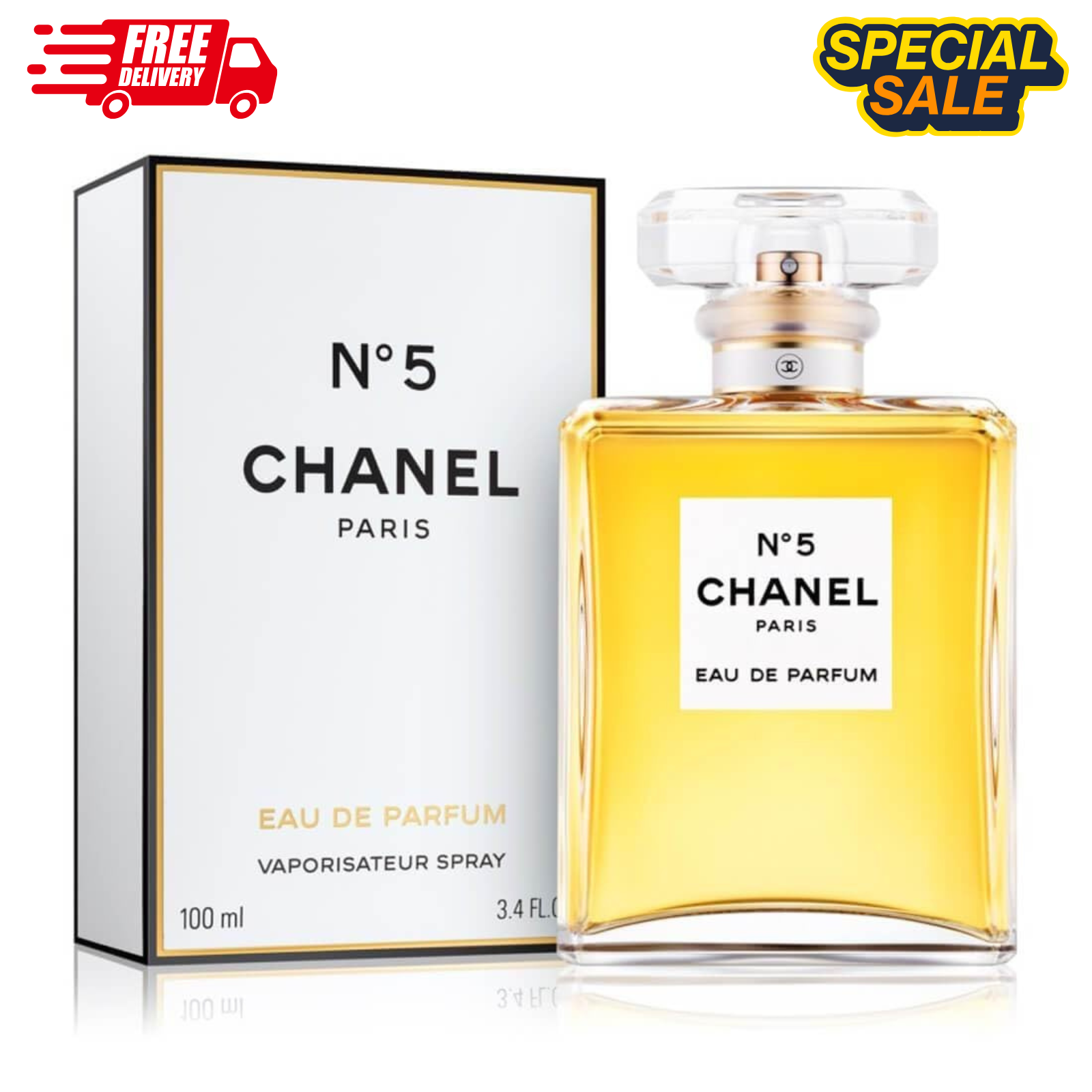 CHANEL Chanel No 5 for Women 3.4 oz Eau de Perfume - Punch Bazar